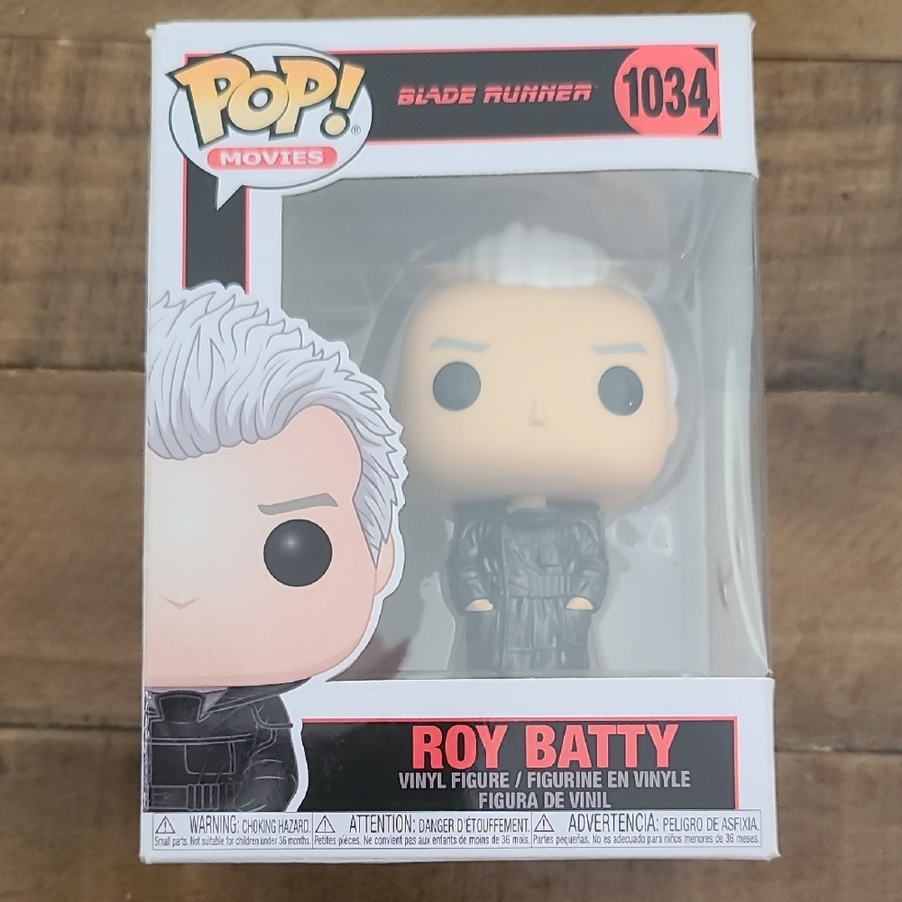 Funko Pop Movies Roy Batty Figure - Black and White